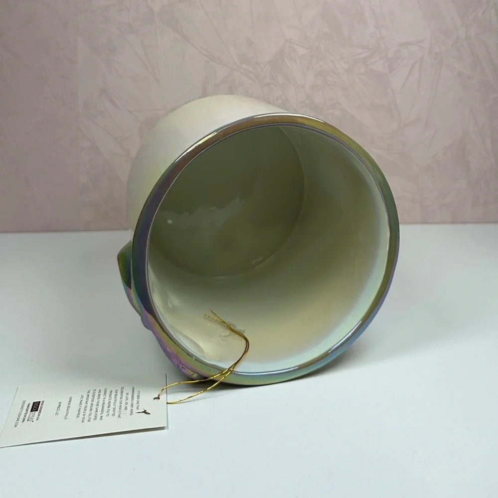 Papyrus Iridescent Ceramic Utensil Holder